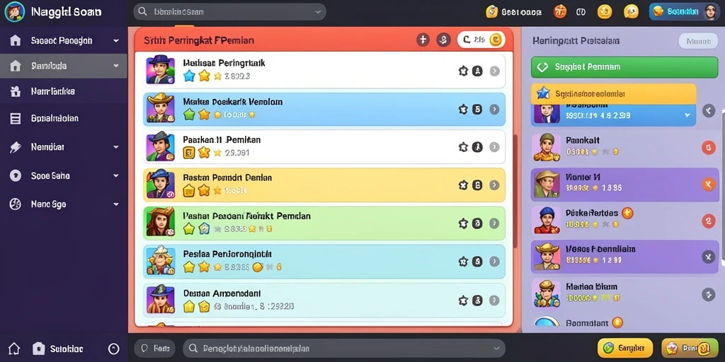 Banyak tantangan menarik di setiap level permainan.
