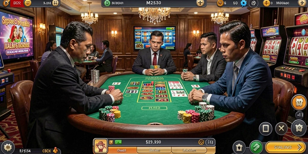 Pengalaman bermain yang mendebarkan dan kompetitif.