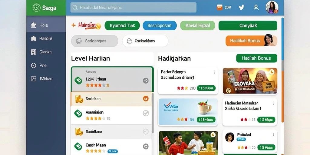 Fitur interaksi antar pemain yang menarik dan kompetitif.